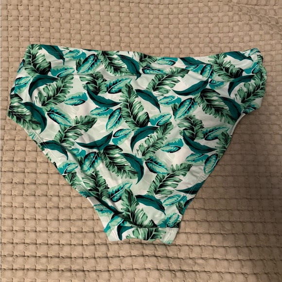 Hot Water Tropical Midrise Swim Bottoms Size 1X - Picture 2 of 8